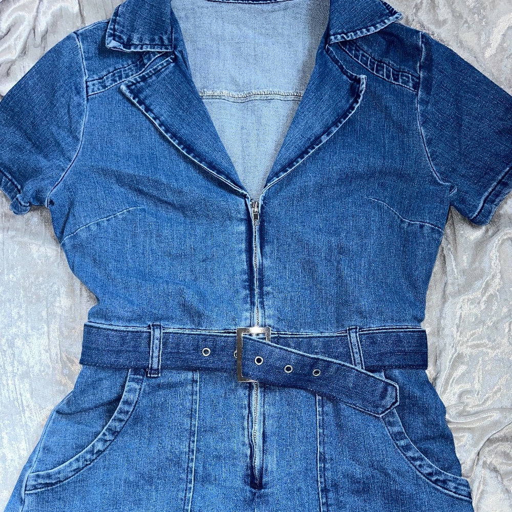 Denim jumpsuit